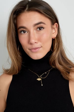 collana con ciondolo a farfalla h5 Immagine4